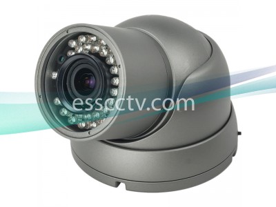 HD-SDI Outdoor Turret Dome IR camera: 2 Megapixel Full HD 1080p image, 2.8~12mm, 35 IR LED