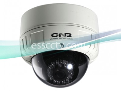 CNB LDM-20S Outdoor Dome Camera, Intelligent IR 600 TV Lines, 25 LEDs, Vandal-Resitant