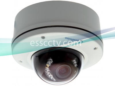 GEOVISION 3 Megapixel Network IP Camera: Outdoor Dome, Full HD 1080p, 15 IR LED, Microphone, PoE