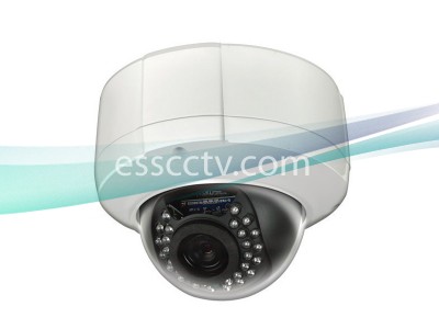 LTS V-Series IP Network Camera, HD 2 Megapixel Outdoor Dome, 3.3~12mm