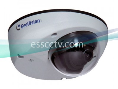 GEOVISION GV-MDR220 IP Network Mini Rugged Outdoor Dome Camera 2 Megapixel, Low Lux, PoE