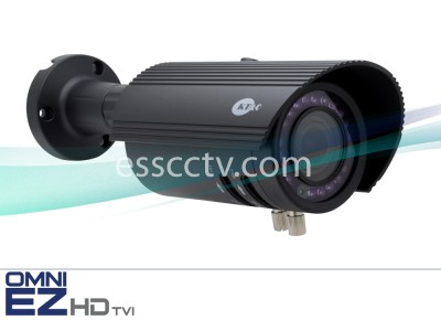 KT&C KEZ-c2BR5V50IRW 1080p Outdoor HD-TVI IR Bullet Camera, IP66, True Day/Night