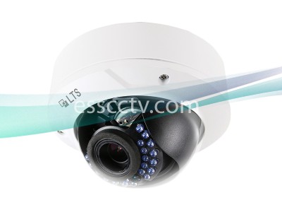 LTS CMIP7253-SZ 5MP 2.8-12mm Motorized Lens HD IP Network 24IR 100ft Vandal Proof Dome Camera